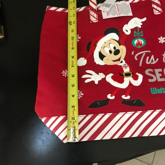 Disney Parks Christmas Tis The Season Tote Bag NWT - Picture 7 of 8